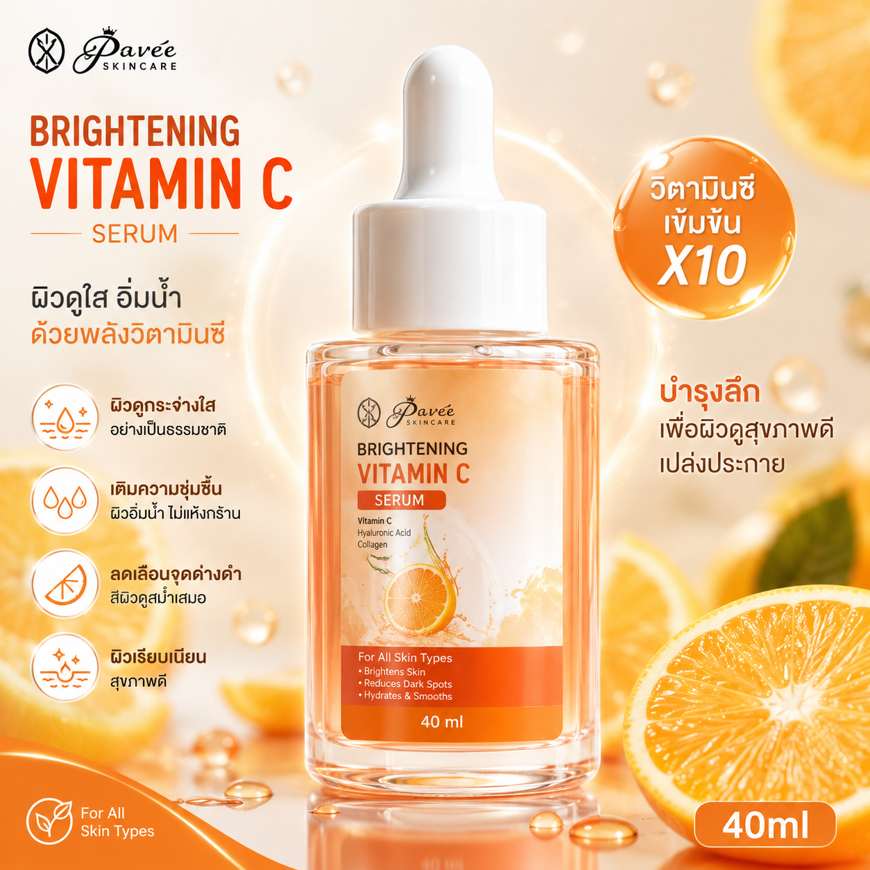 Brightening Vitamin C Serum –40ml